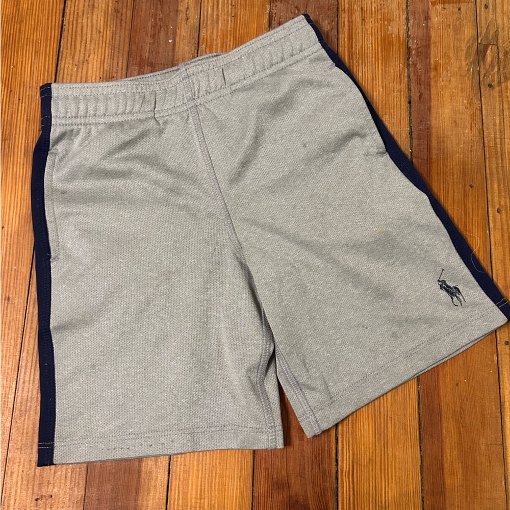 Ralph Lauren Gray and Navy Kids Shorts